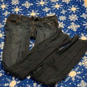 Dark denim jeans